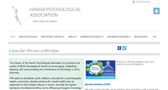 Desktop Screenshot of hawaiipsychology.org