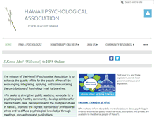 Tablet Screenshot of hawaiipsychology.org